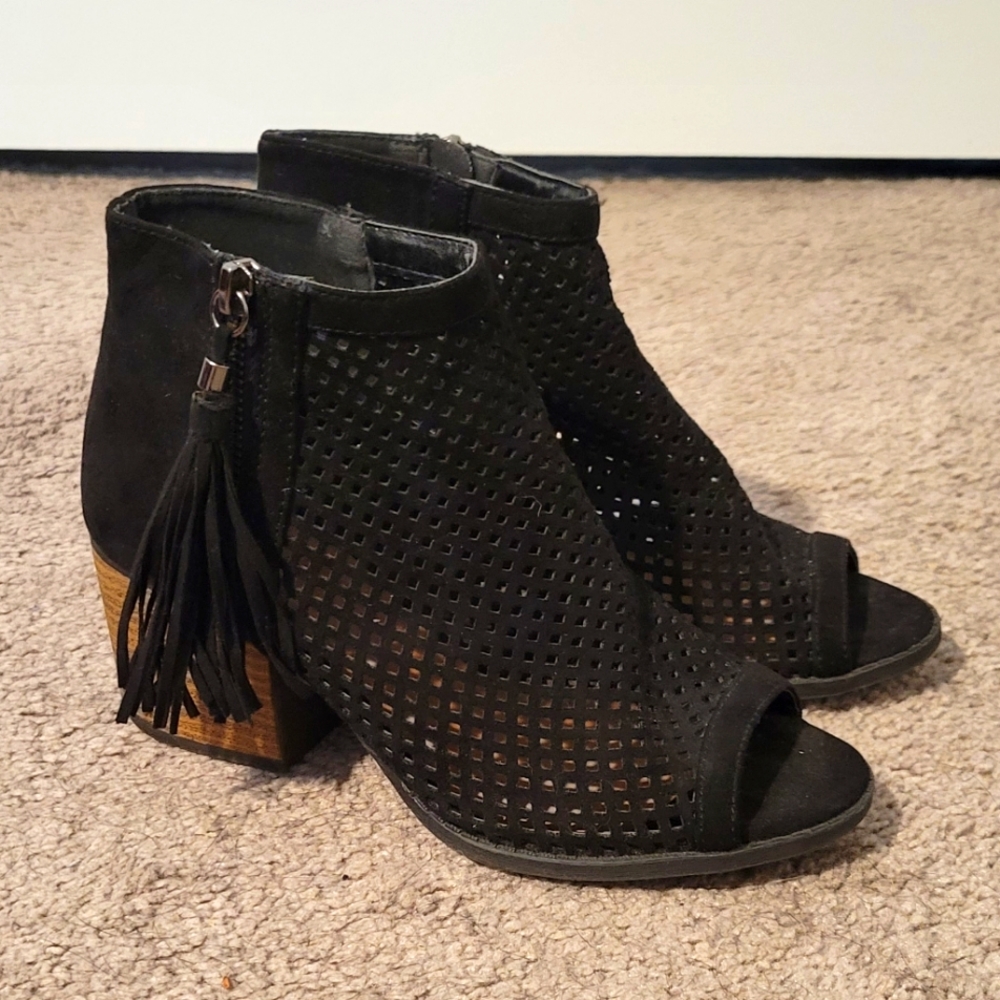 Size 6 black booties
